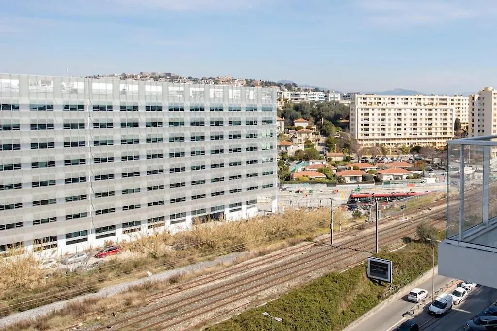 L17 Arenas Suite 3 Balconies/Parking, 5Mins To The Sea Nice France